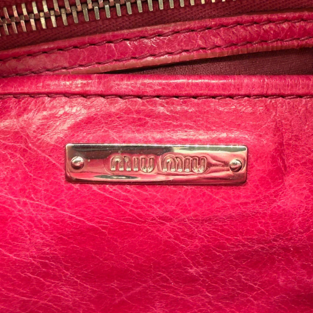 🔥 Pre-owned Miu Miu handbag Vitello pink 🔥