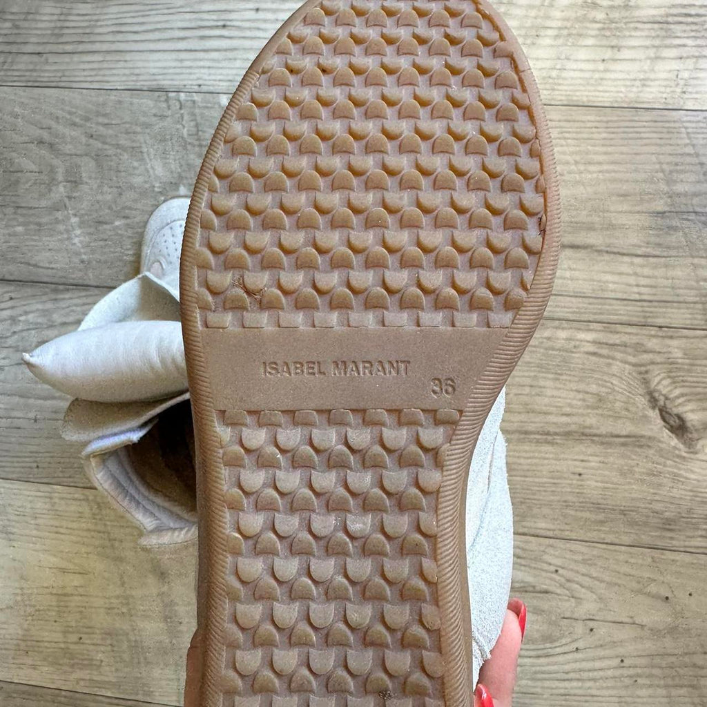 Isabel Marant Women's Cream and White Trainers