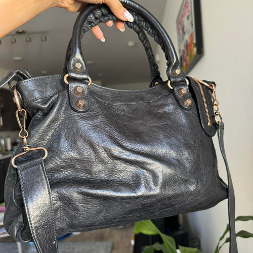 Authentic Balenciaga City Bag – Black