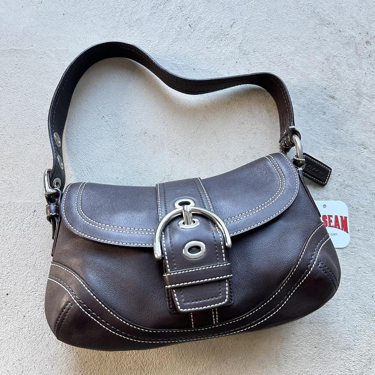 vintage y2k coach brown mini soho leather shoulder bag 15
