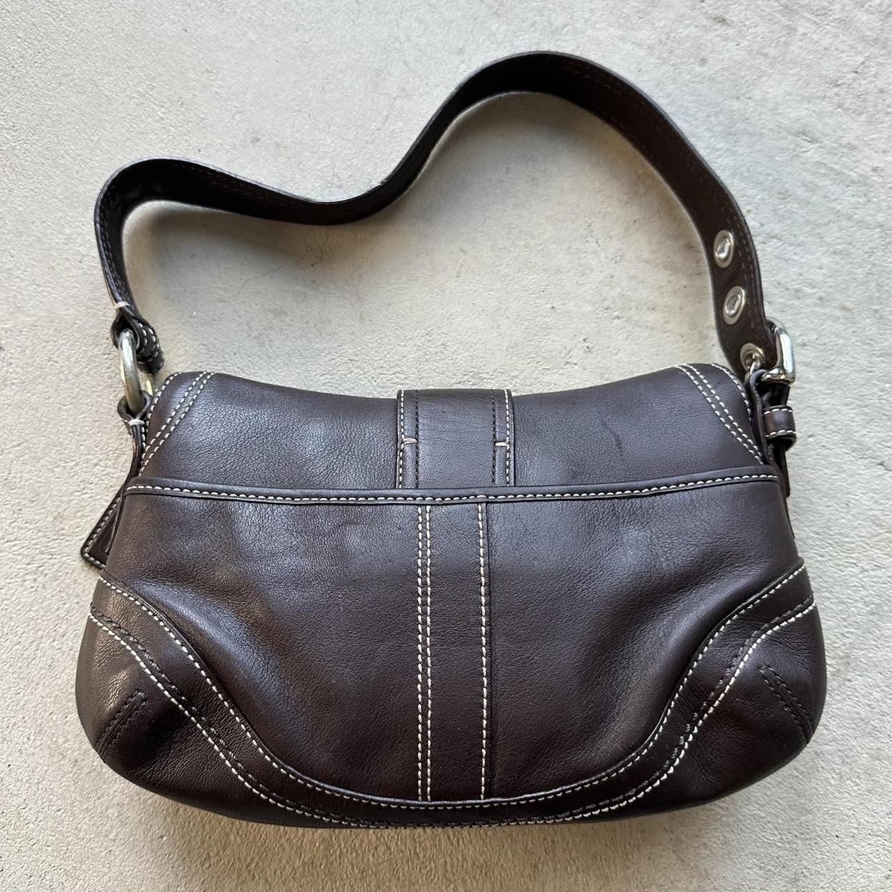 vintage y2k coach brown mini soho leather shoulder bag 15