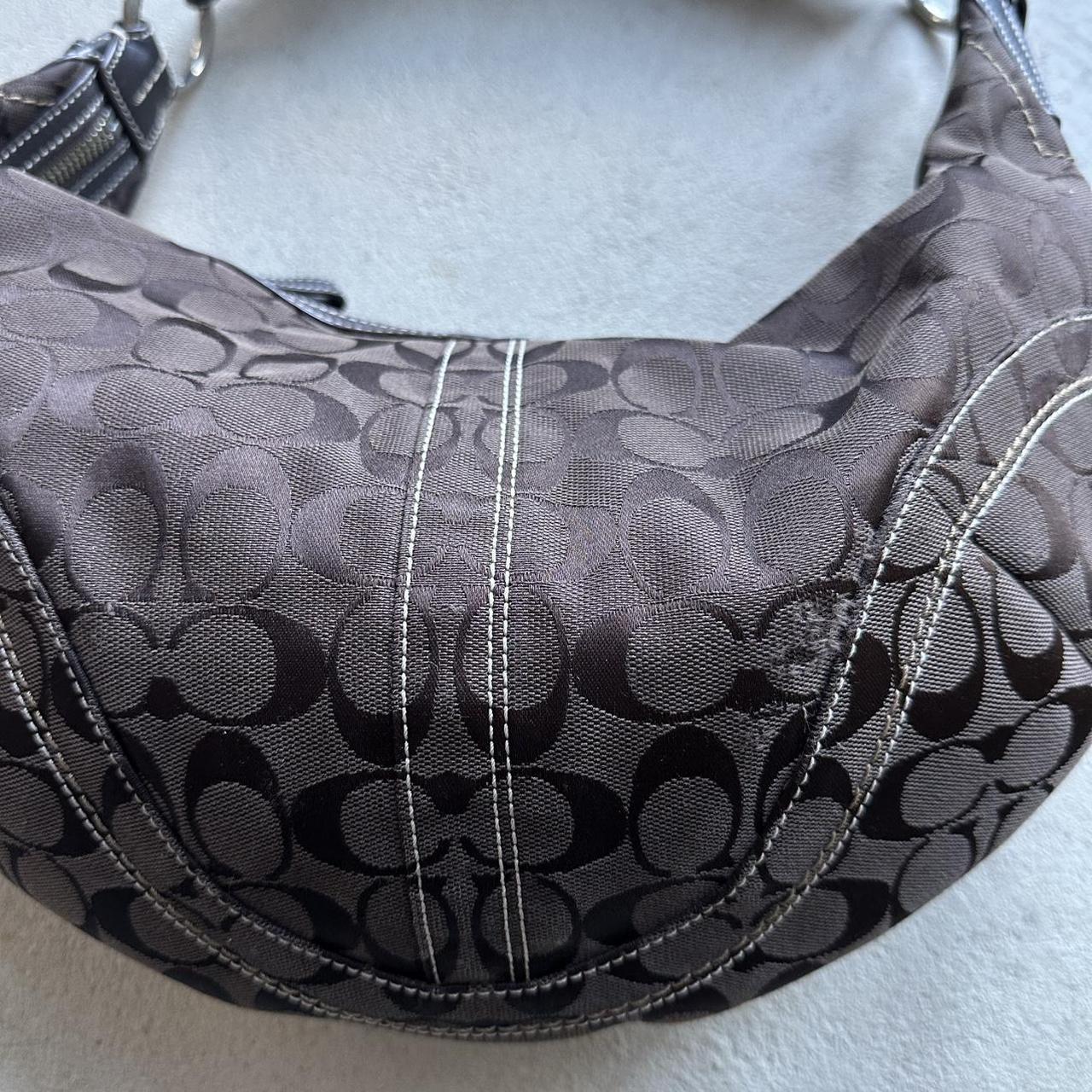 vintage y2k coach brown croissant shoulder bag 9