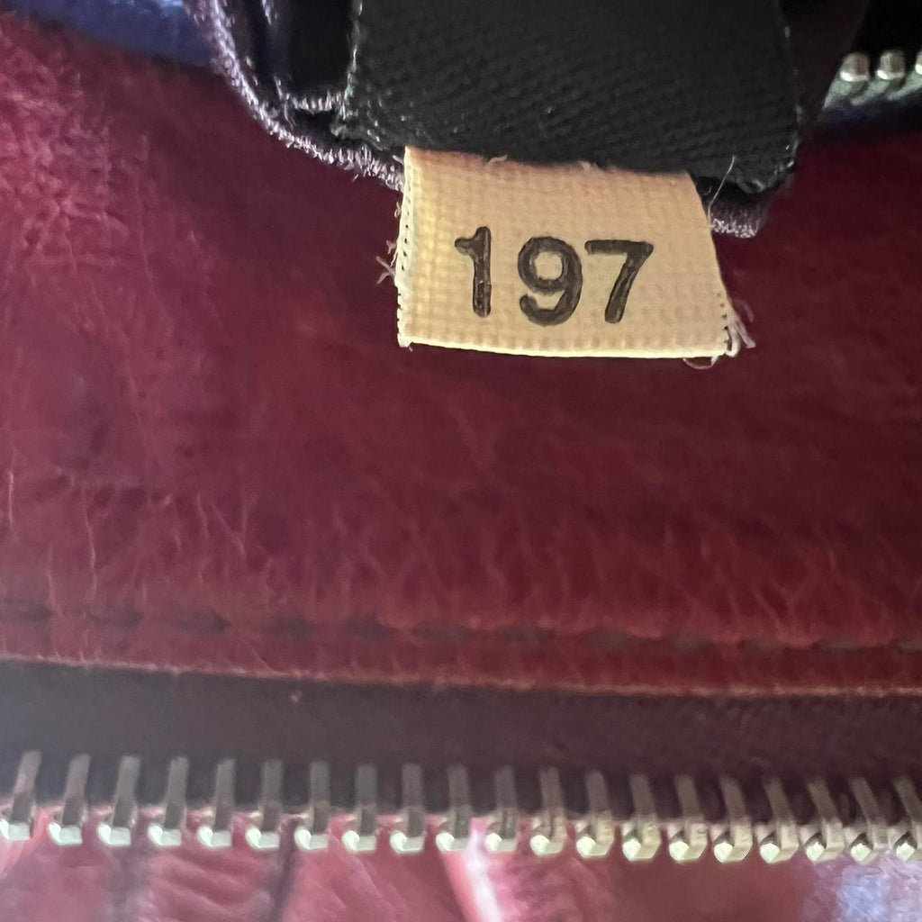 Authentic Miu Miu Vitello Lux Bow Mini Bag – Burgundy