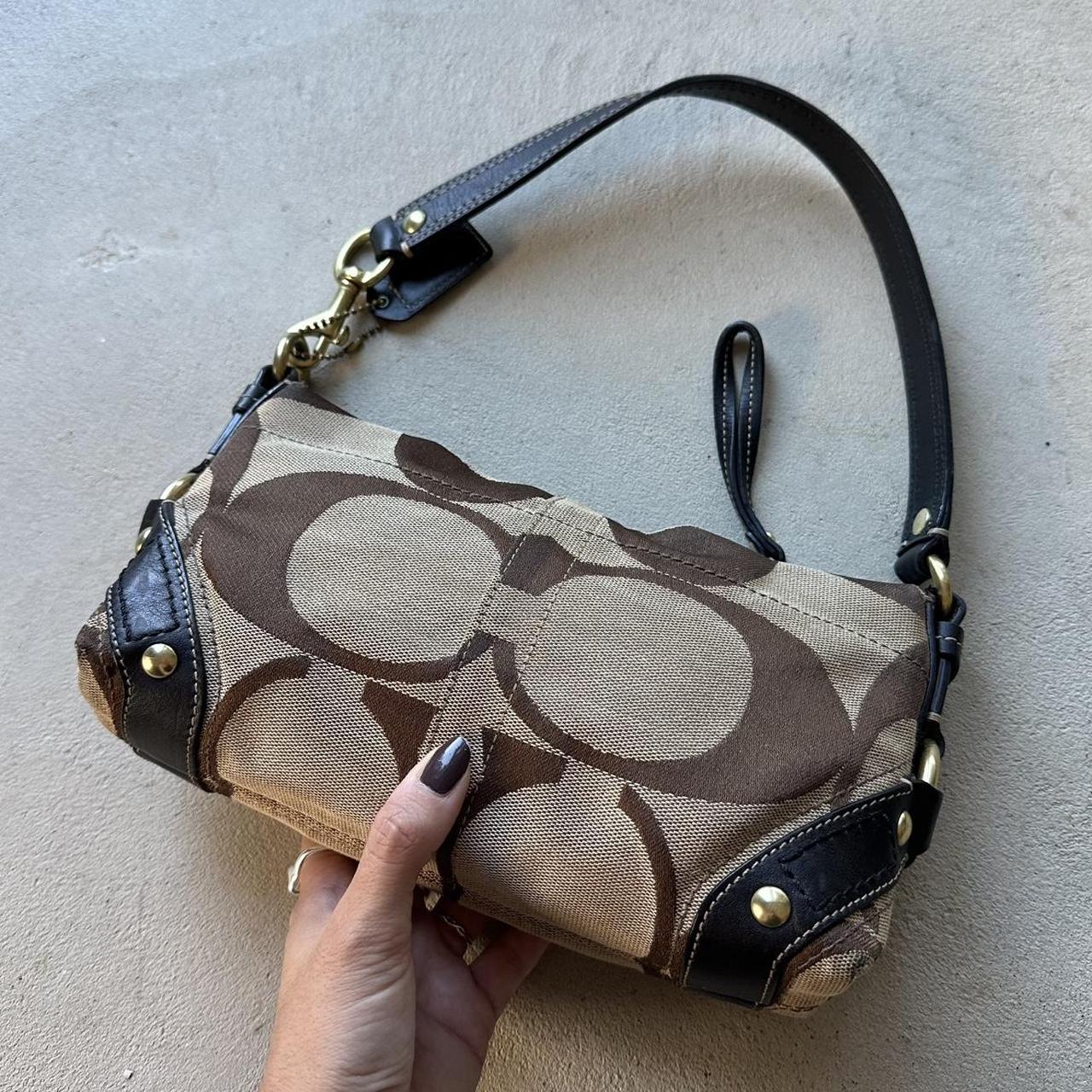 vintage y2k coach brown shoulder bag 11