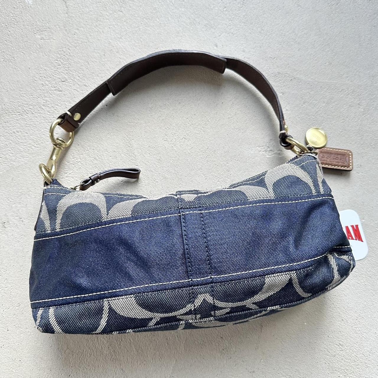 vintage y2k coach denim shoulder bag 2