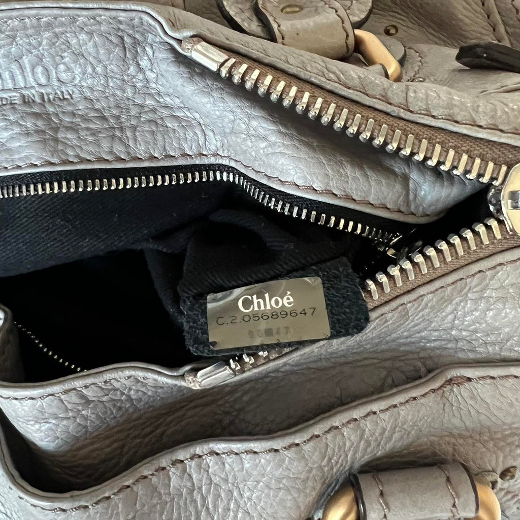 Authentic Chloé Paddington Bag – Grey