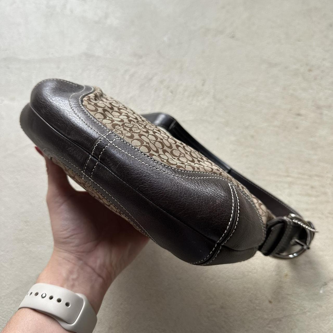 vintage y2k coach brown croissant shoulder bag 8