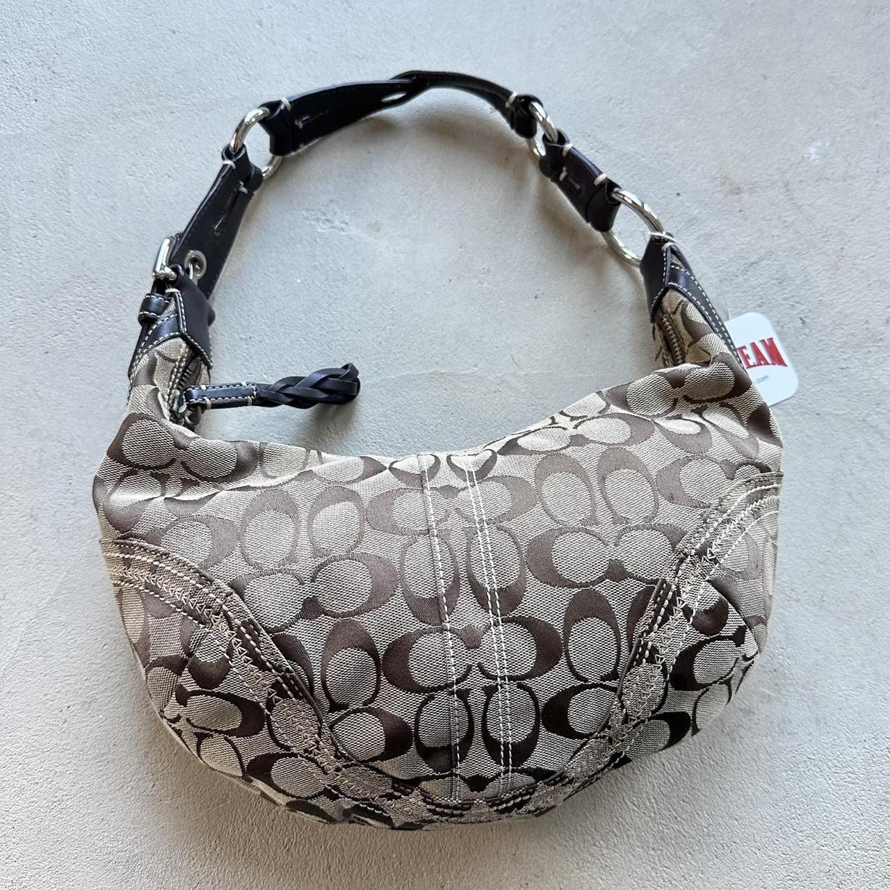 vintage y2k coach tan croissant shoulder bag 9