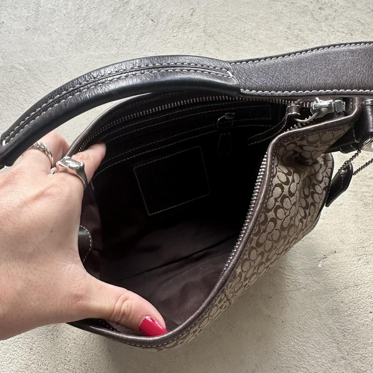 vintage y2k coach brown croissant shoulder bag 8