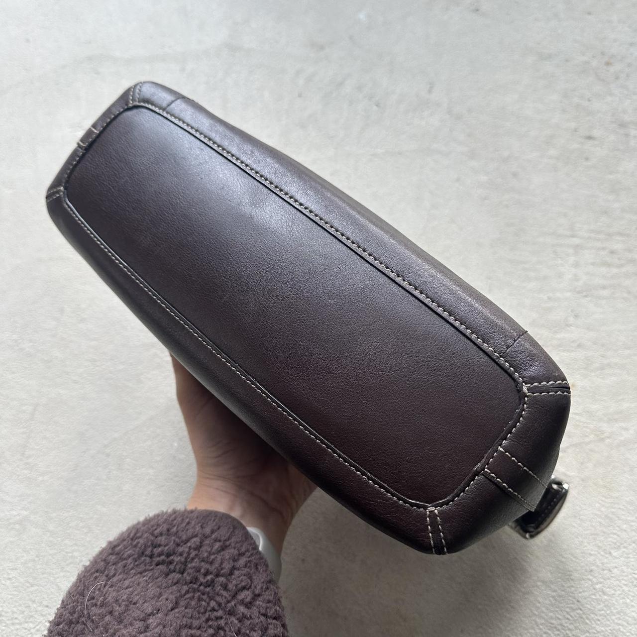 vintage y2k coach brown leather shoulder bag 4