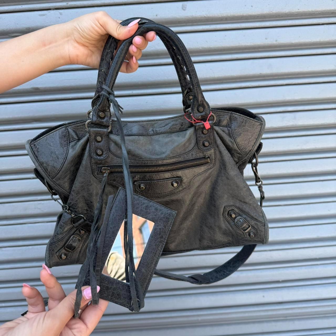 Vintage Balenciaga City Bag – Classic Moto Style