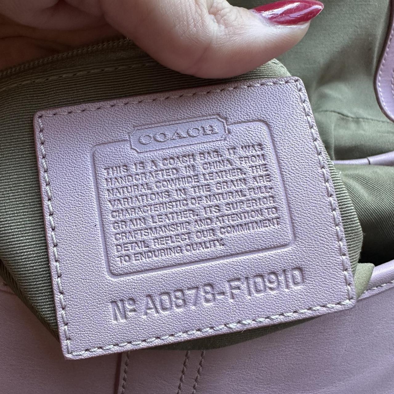 rare vintage y2k coach pink leather soho shoulder bag