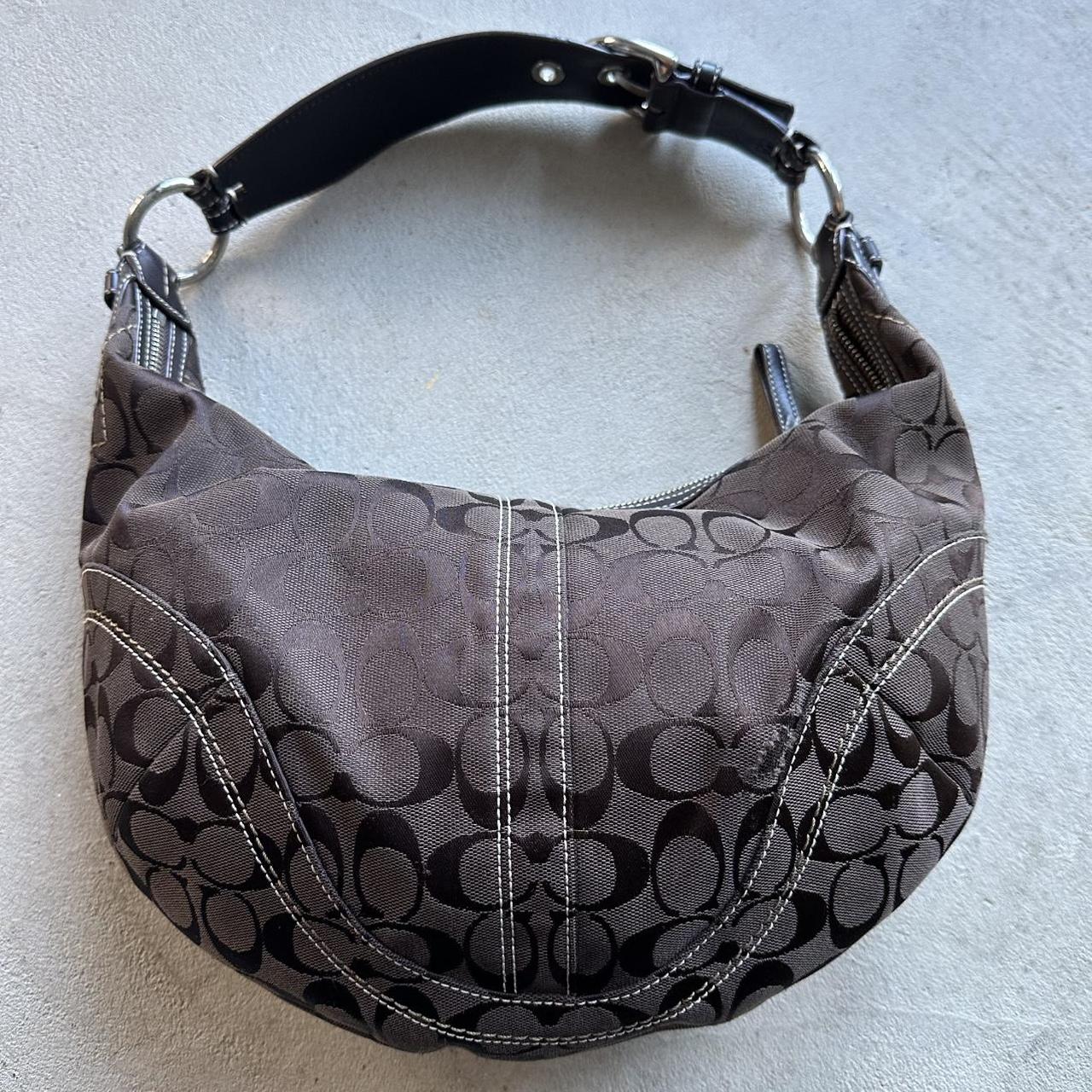 vintage y2k coach brown croissant shoulder bag 9