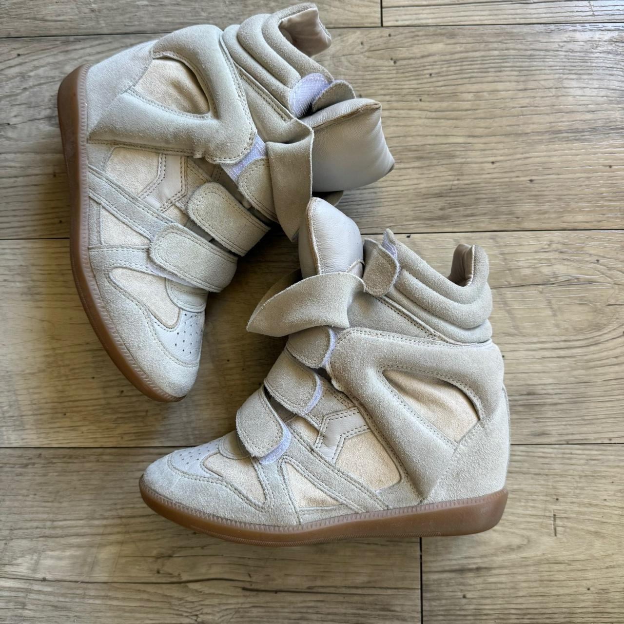 Isabel Marant Women's Cream and White Trainers