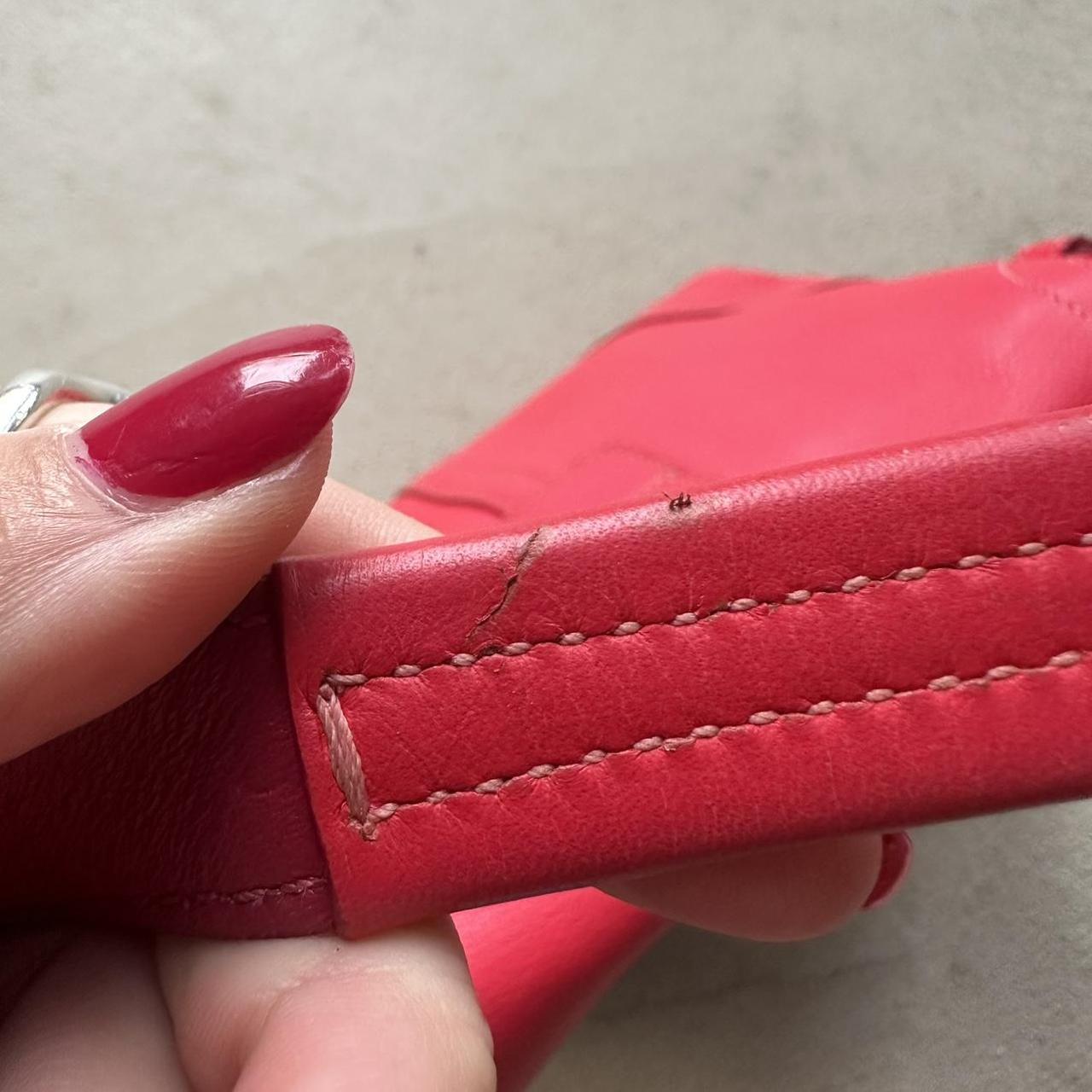 vintage y2k coach red mini leather square soho shoulder bag 1