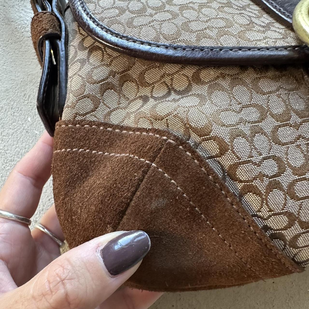 vintage y2k coach brown mini soho shoulder bag 32