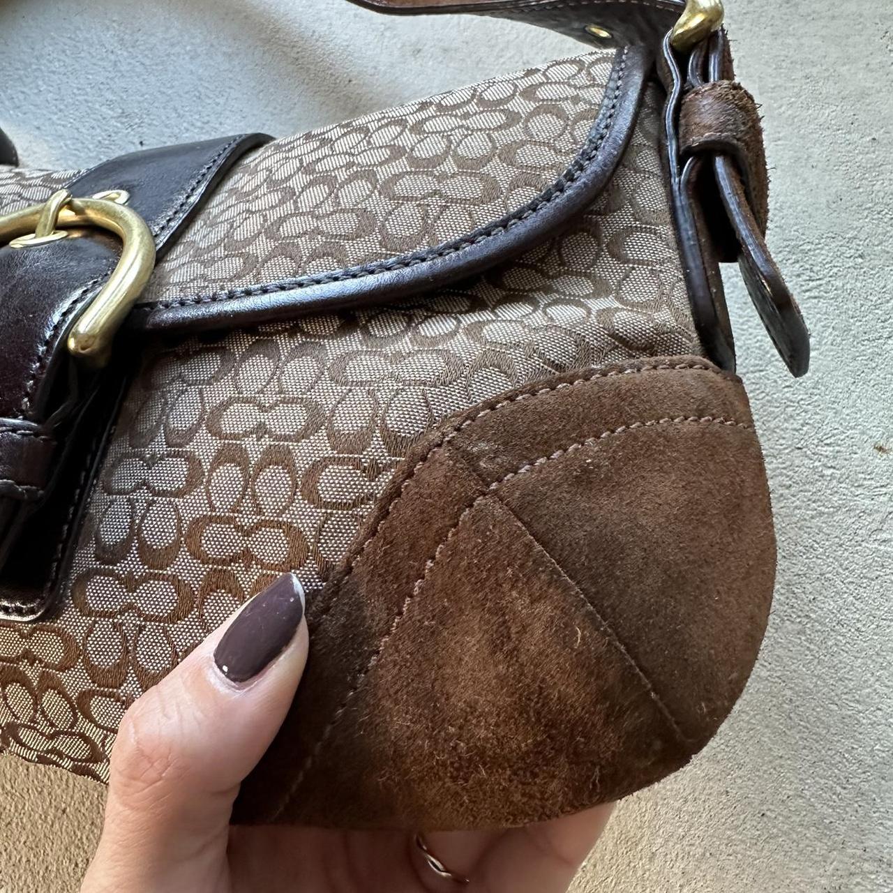 vintage y2k coach brown mini soho shoulder bag 32