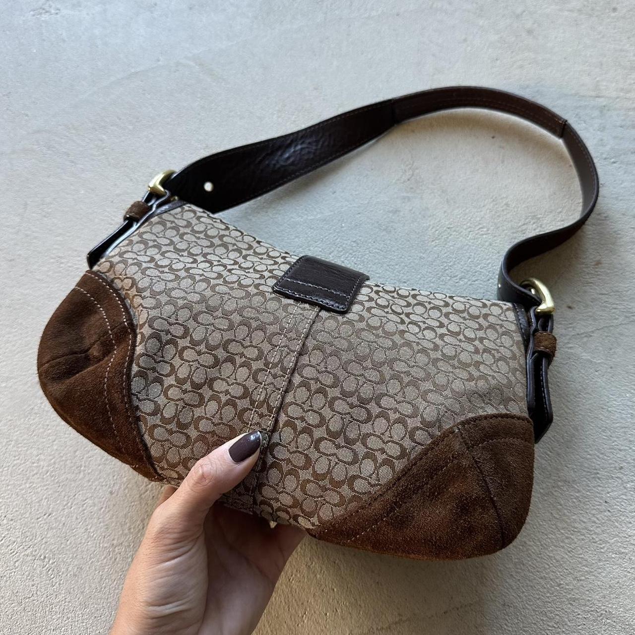 vintage y2k coach brown mini soho shoulder bag 32