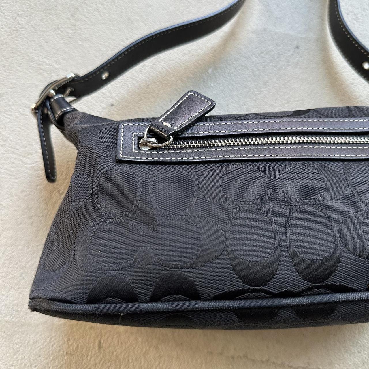 vintage y2k coach black shoulder bag 11