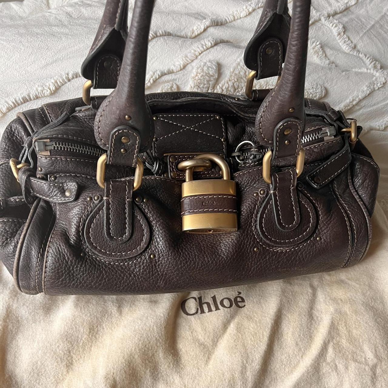Authentic Chloé Paddington Bag – Dark Brown
