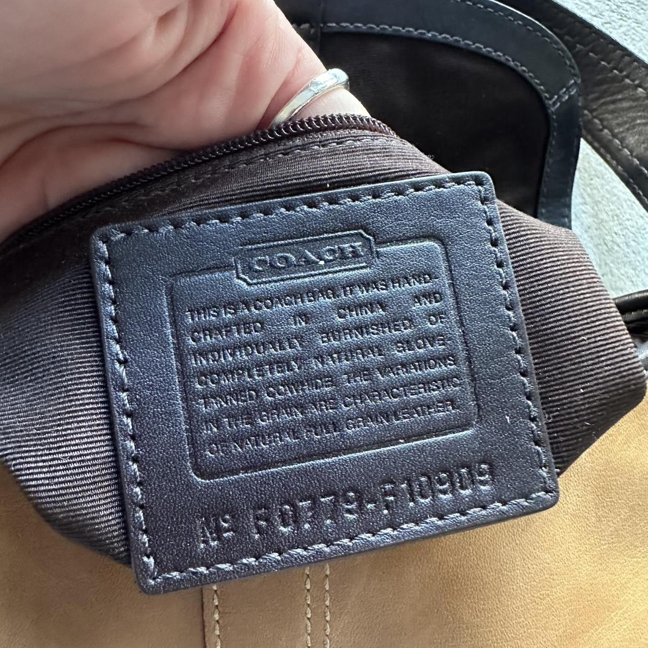 vintage y2k coach tan leather mini soho shoulder bag 7