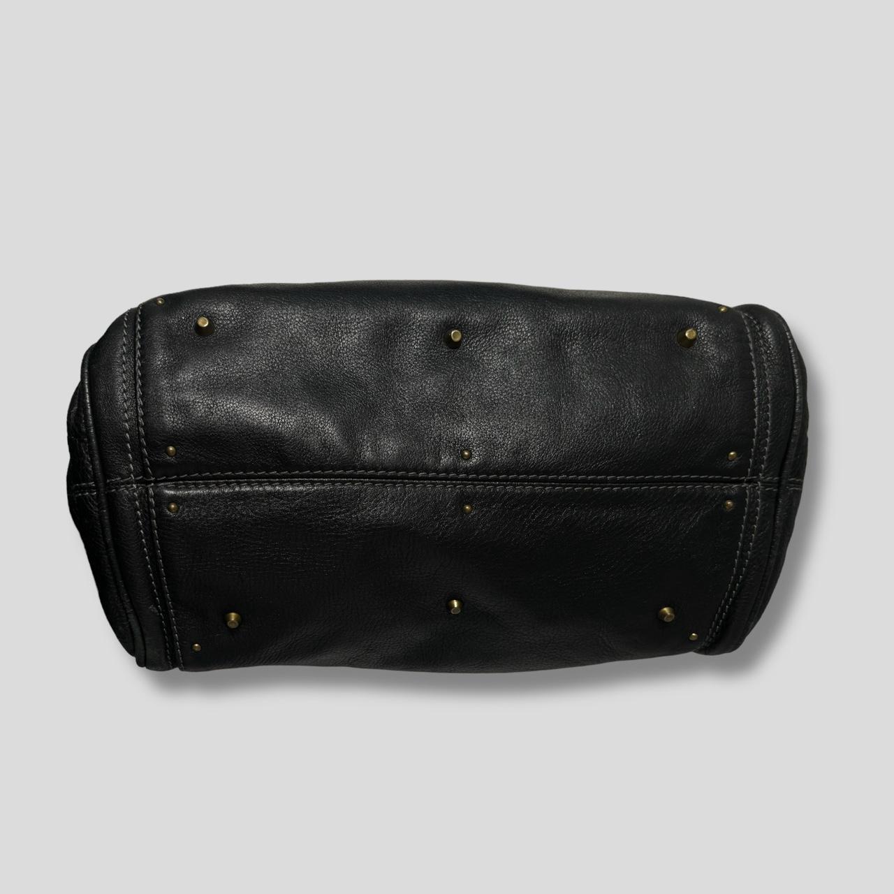 CHLOÉ Paddington Bag  Black Leather With Gold Lock Hardware