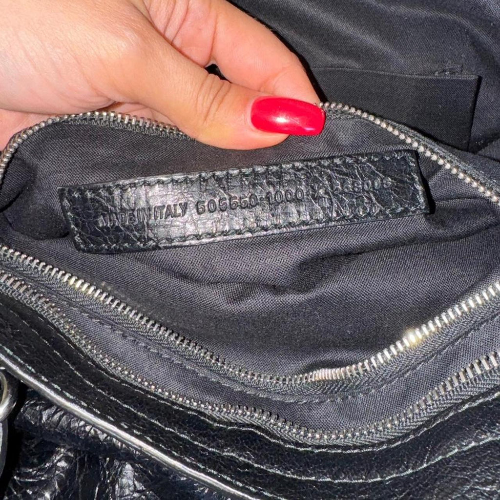 Authentic Balenciaga City Bag – Black