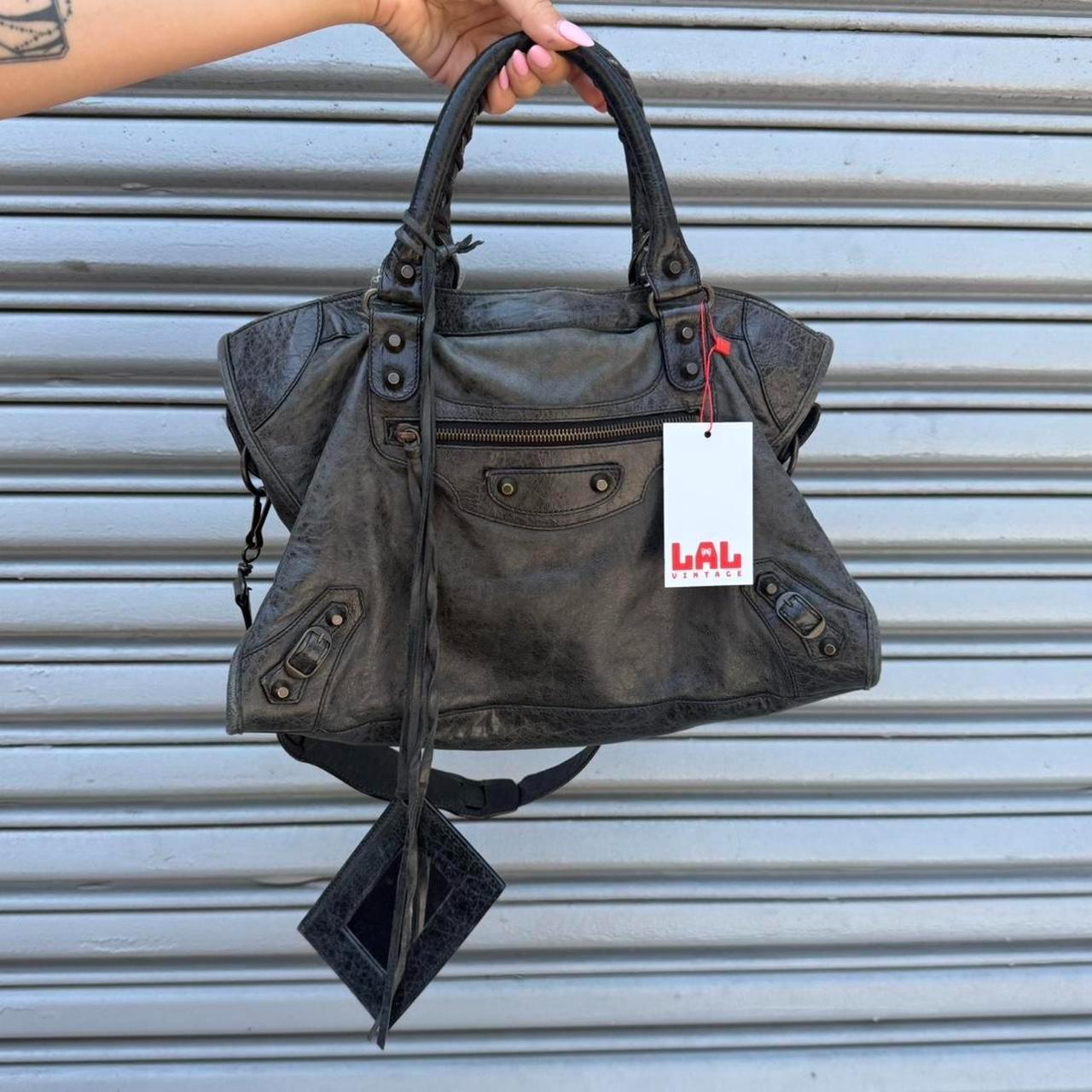 Vintage Balenciaga City Bag – Classic Moto Style