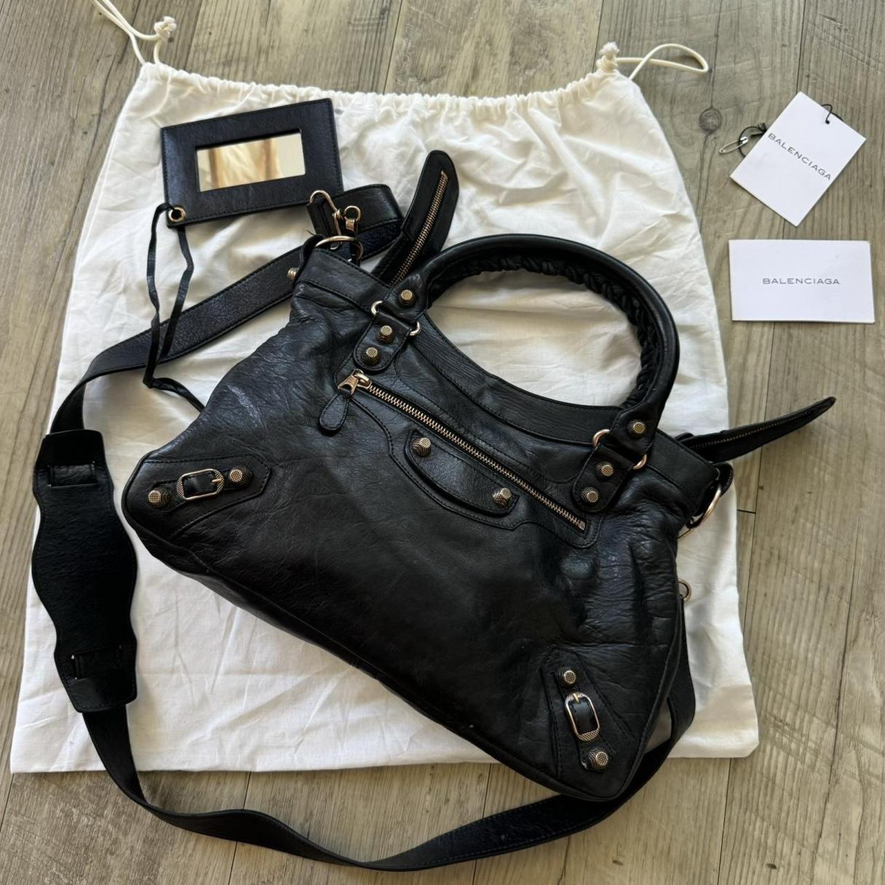 Authentic Balenciaga City Bag – Black