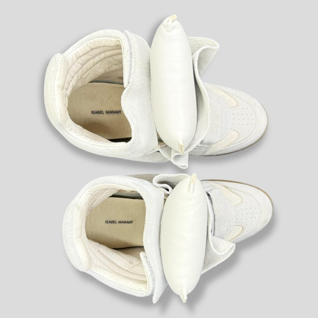 Isabel Marant Women's Cream and White Trainers