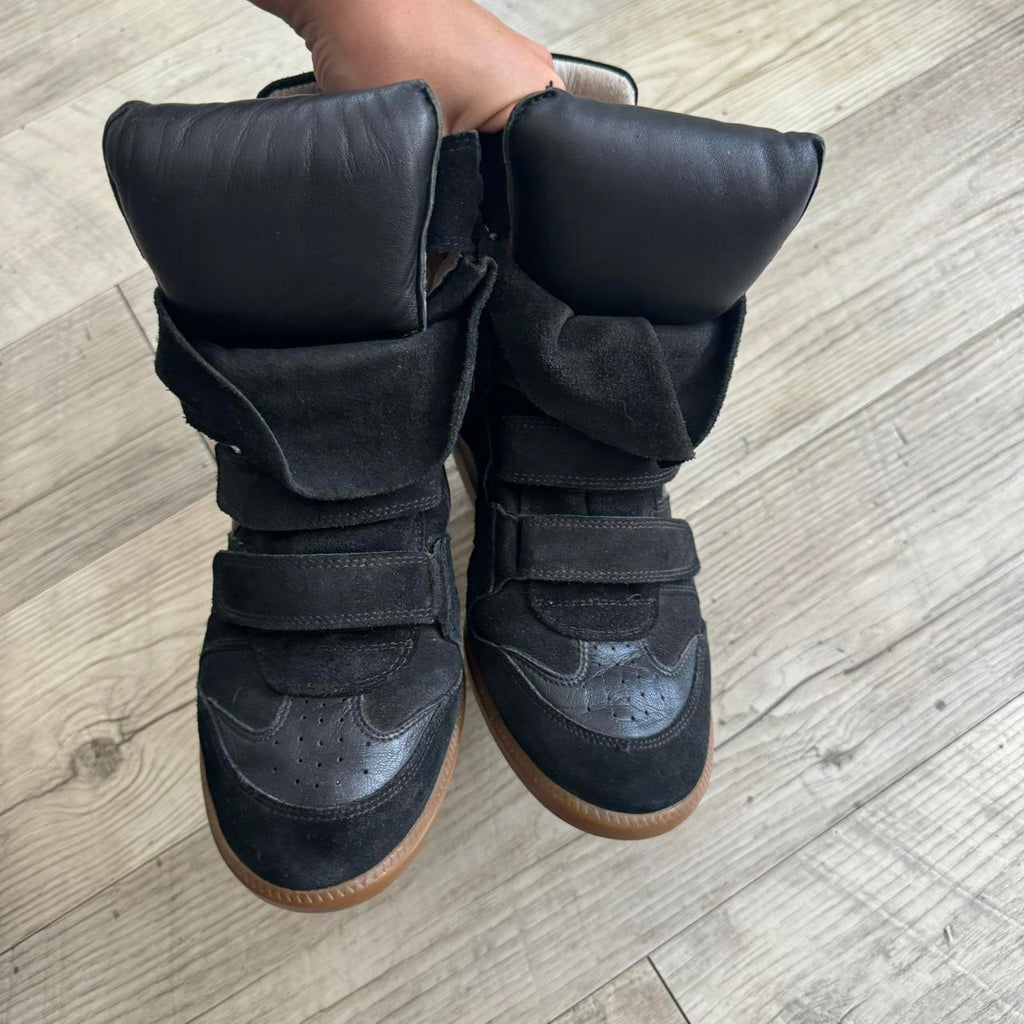 Authentic Isabel Marant Bekket Wedge Sneakers