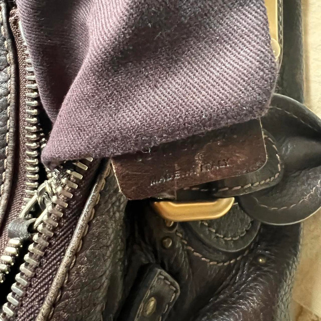 Authentic Chloé Paddington Bag – Dark Brown