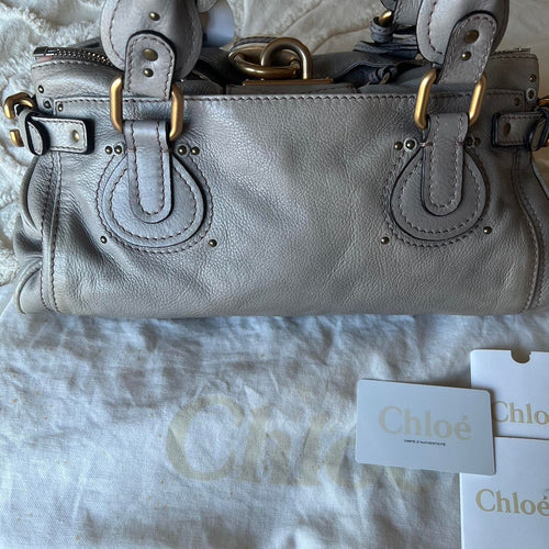 Authentic Chloé Paddington Bag – Grey
