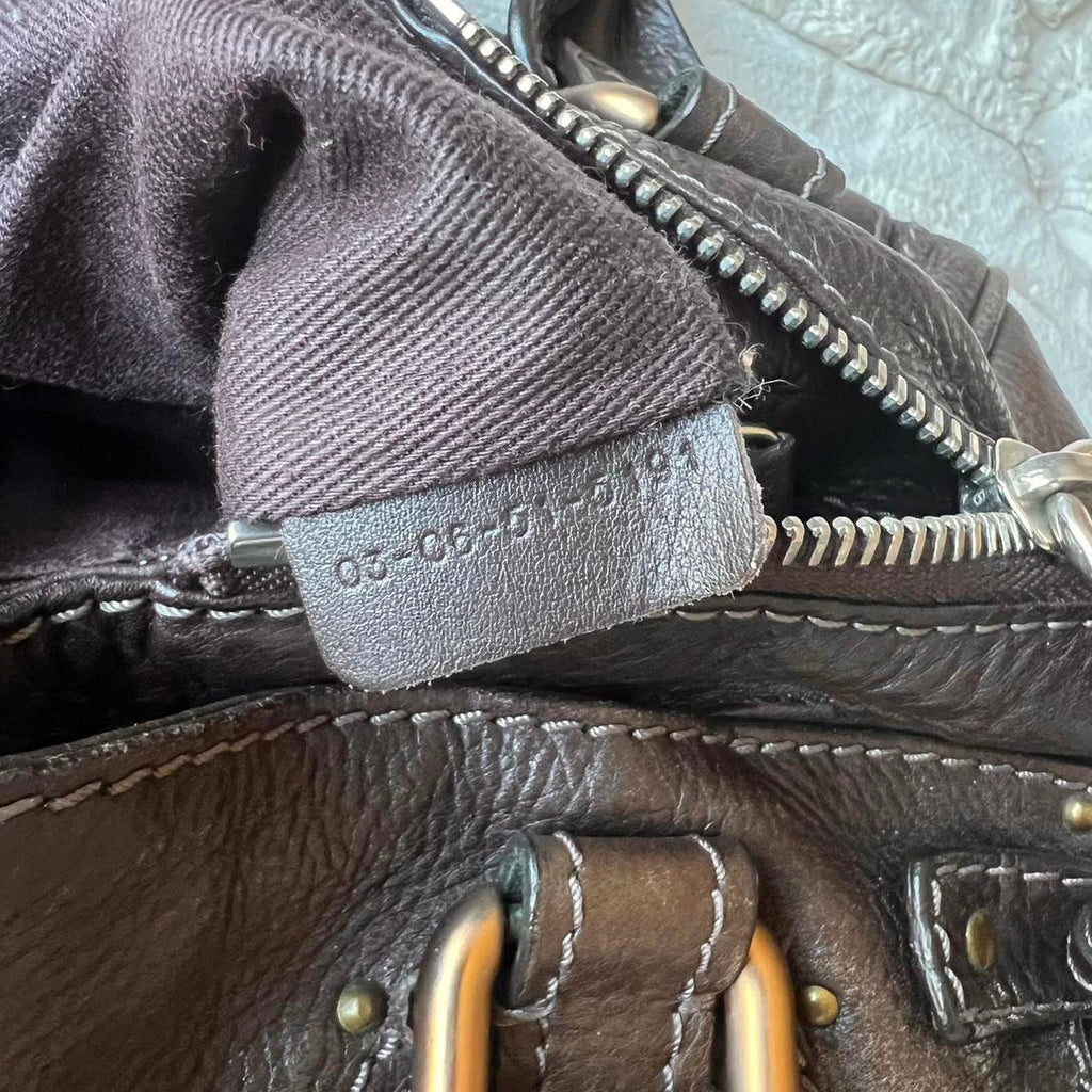 Authentic Chloé Paddington Bag – Dark Brown