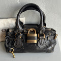 Iconic Chloé Paddington Bag khaki / Black leather