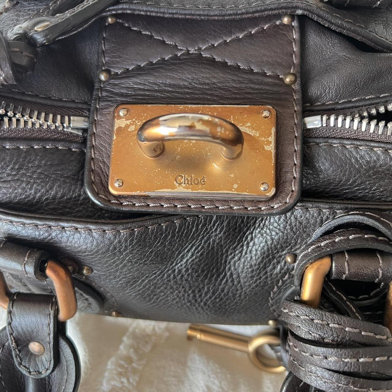 Authentic Chloé Paddington Mini Bag – Dark Brown