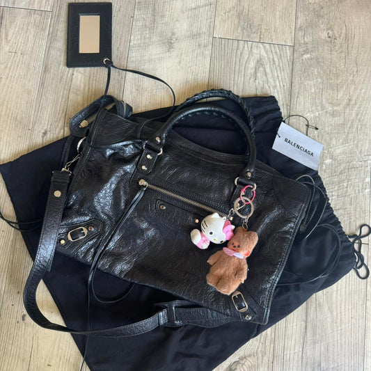 Authentic Balenciaga City Bag – Black