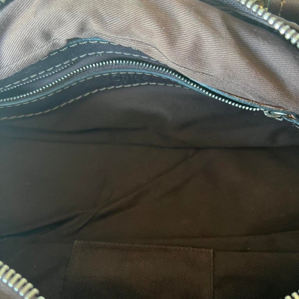 Authentic Chloé East-West Paddington Bag – Chocolate Brown