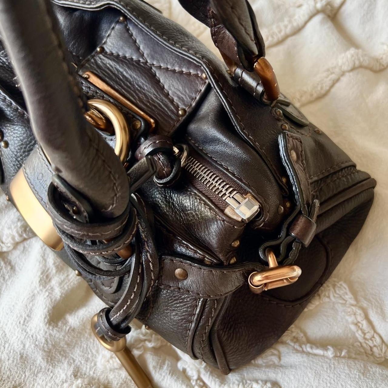 Authentic Chloé Paddington Mini Bag – Dark Brown