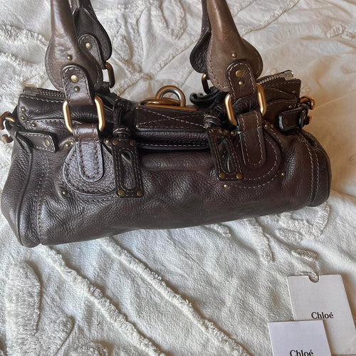 Authentic Chloé Paddington Bag – Dark Brown