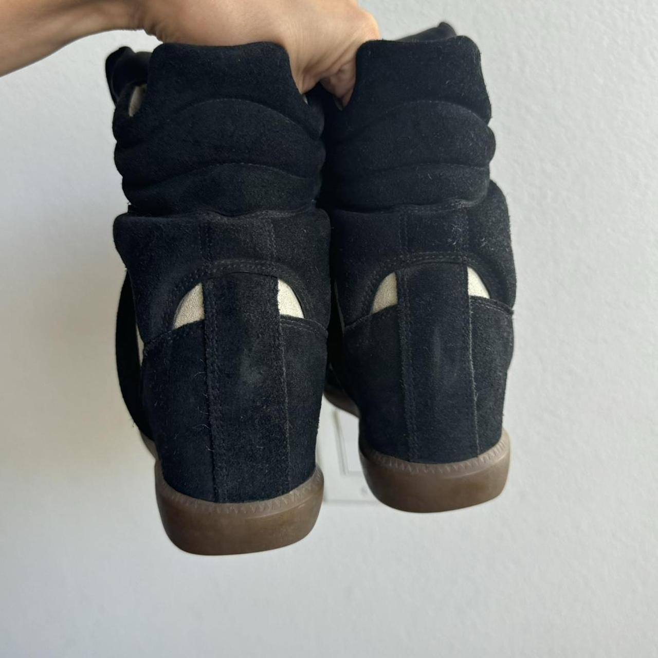 Isabel Marant Bekett Wedge Sneakers – Black & Cream