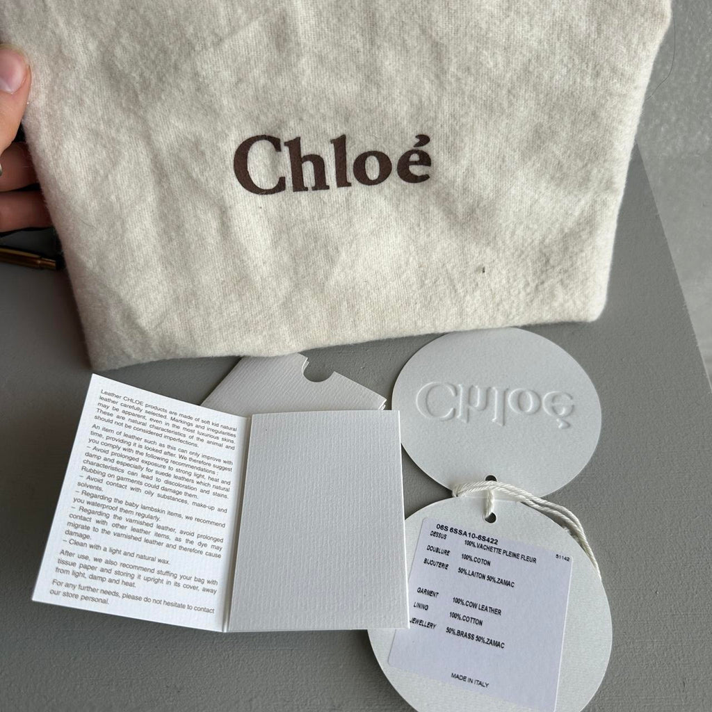 Iconic Chloé Paddington Bag khaki / Black leather