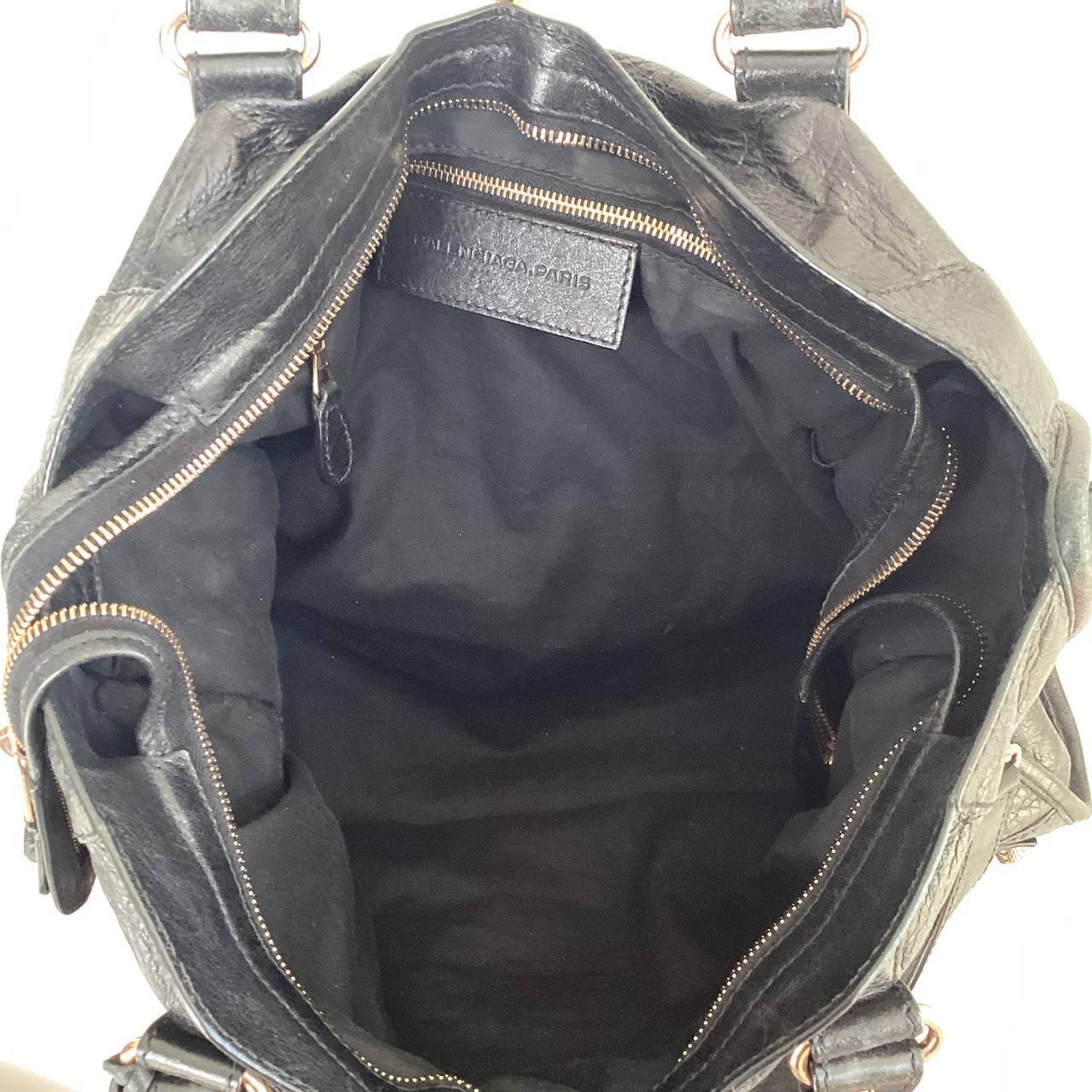 Authentic Balenciaga City Bag – Black with Gold Hardware (Medium)