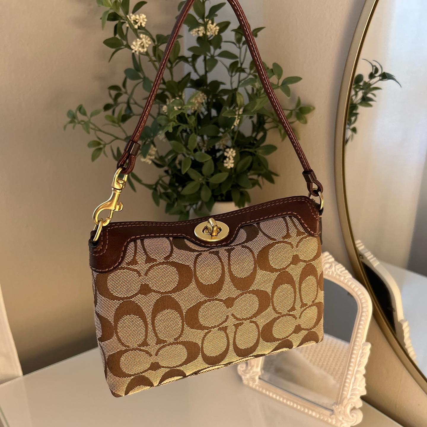 coach brown vintage bag