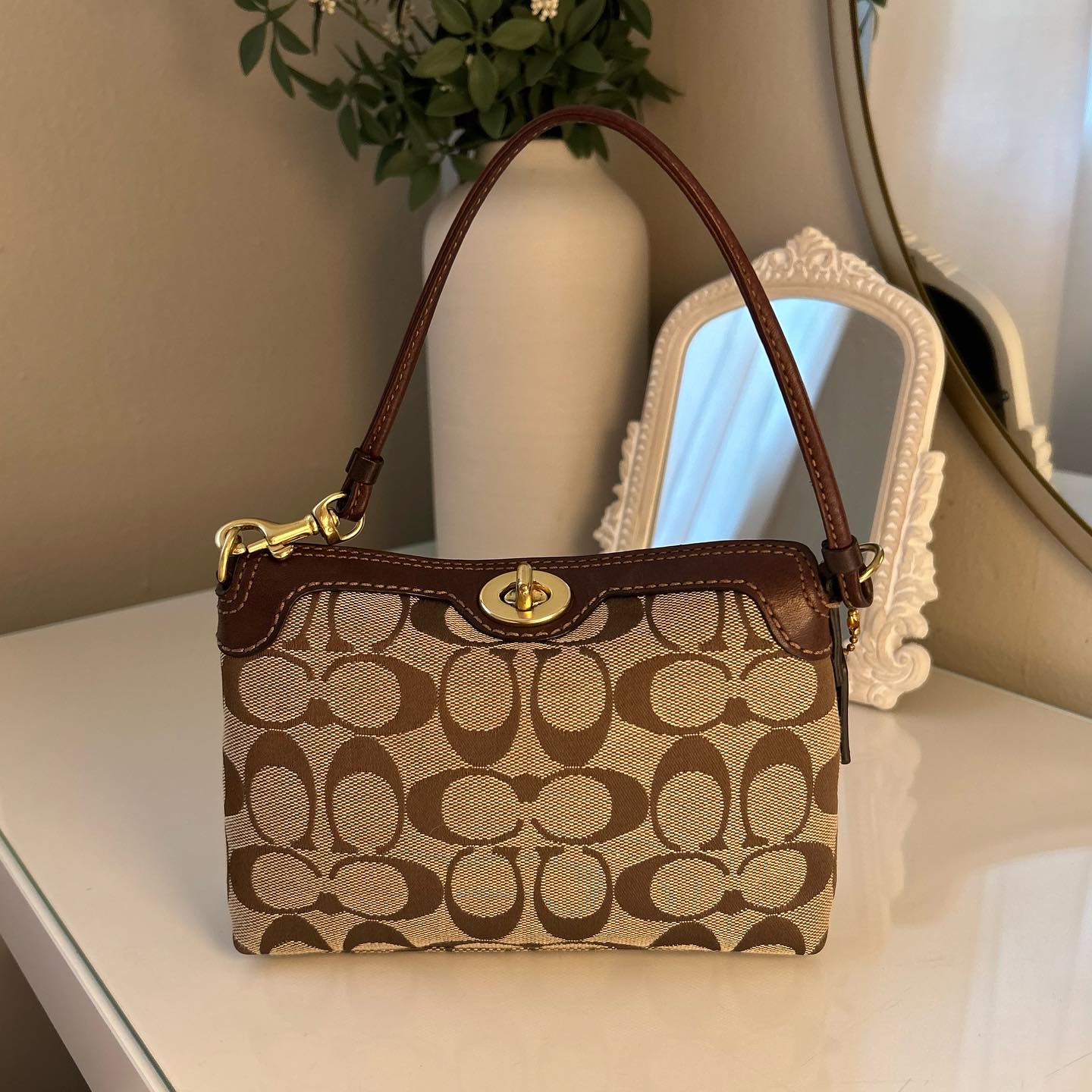 coach brown vintage bag