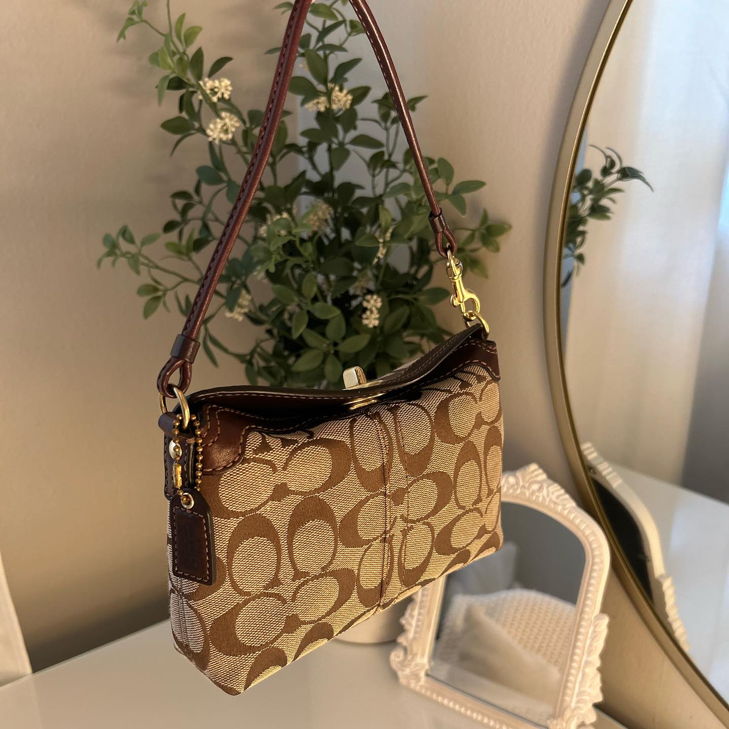 coach brown vintage bag
