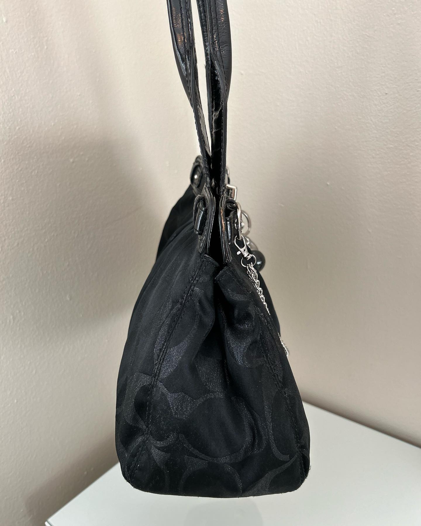 coach black vintage bag