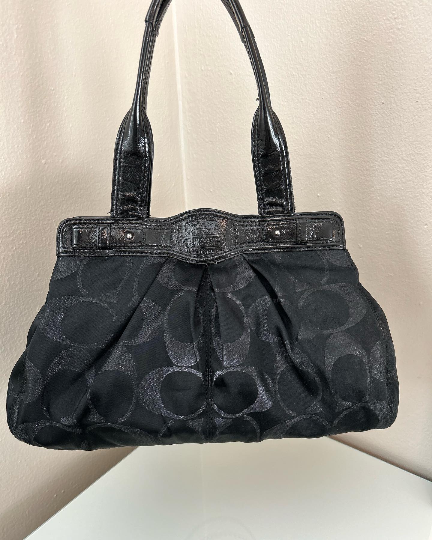 coach black vintage bag