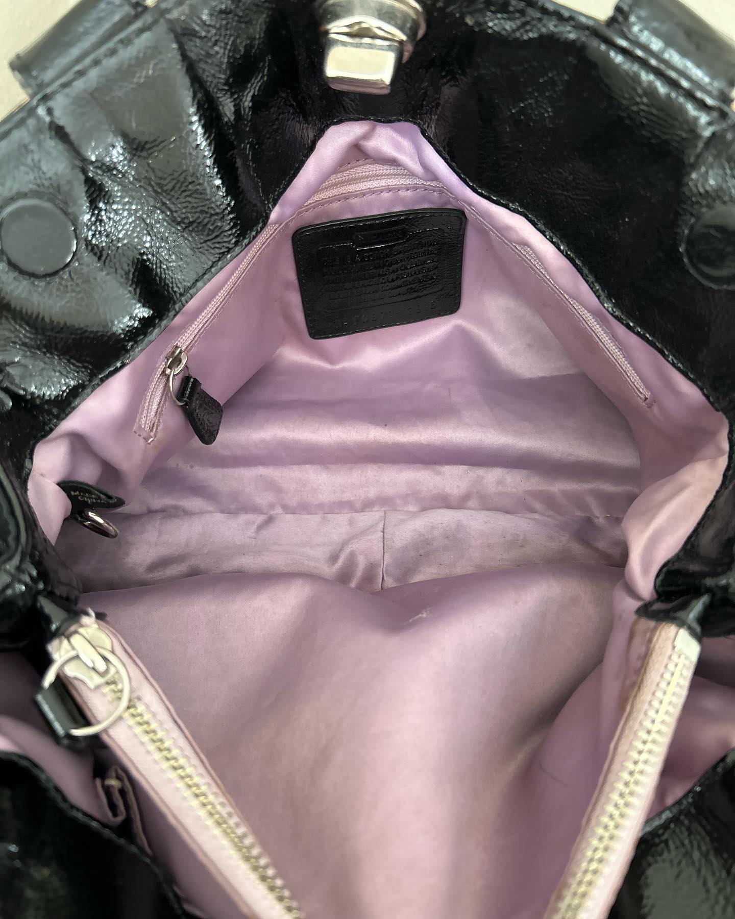 coach black vintage bag