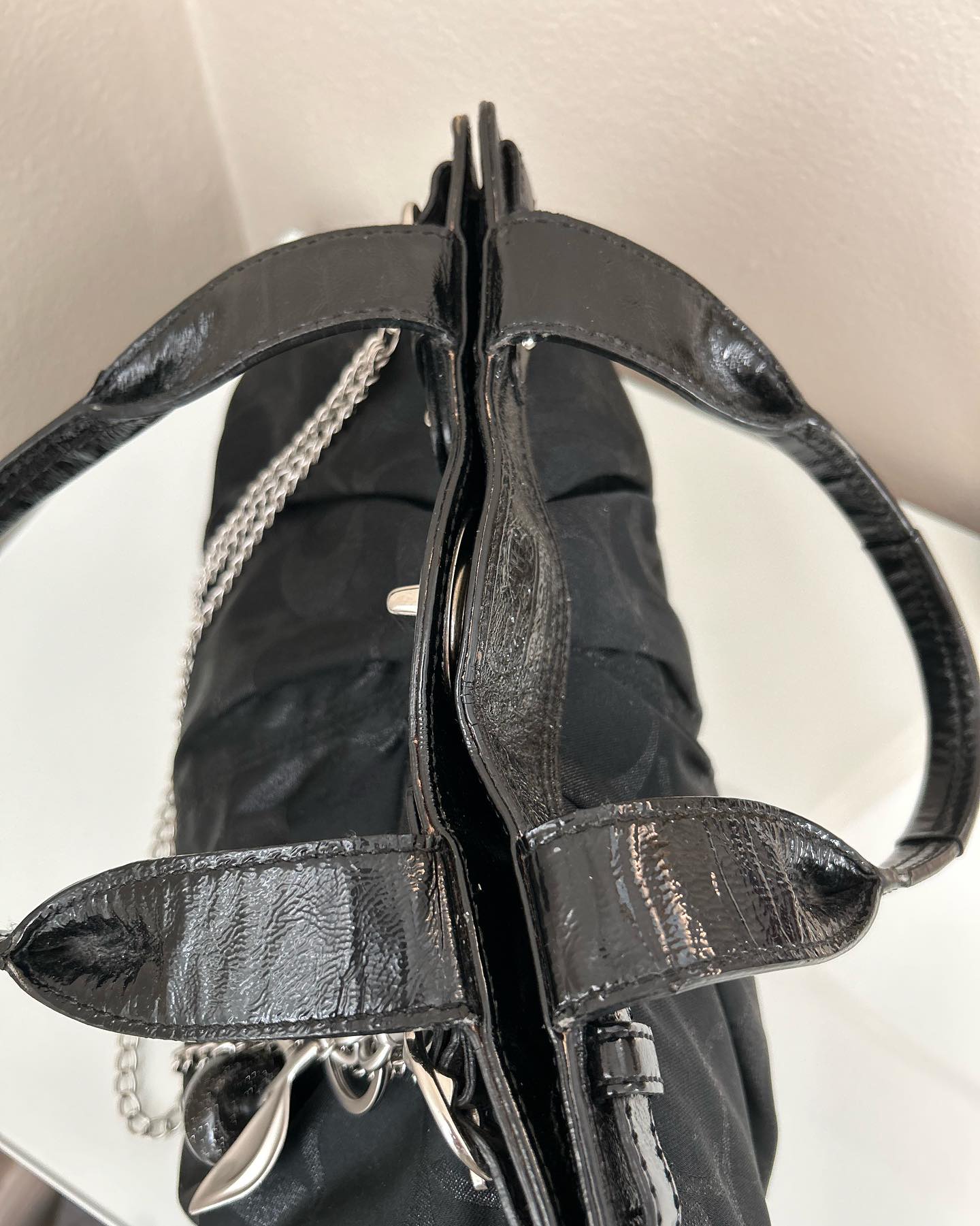 coach black vintage bag